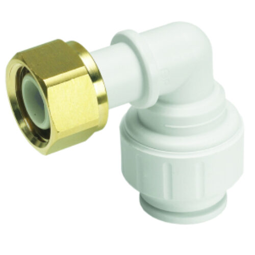 Bent Tap Connector White