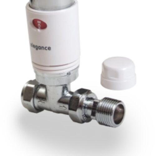 Elegance Straight White/Chrome