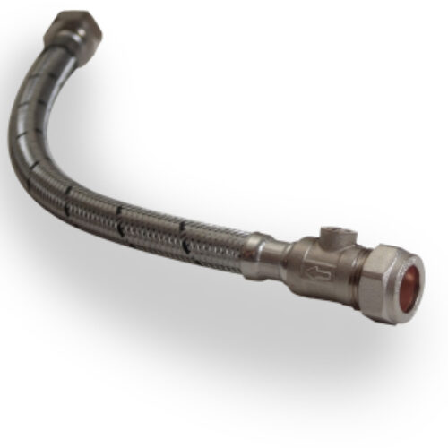 Flexible Tap Connector Standard Bore with Isolation Valve