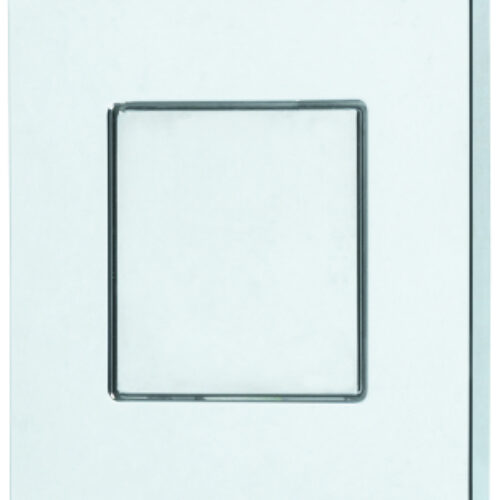 Piazza Square 73.5mm Chrome Plated