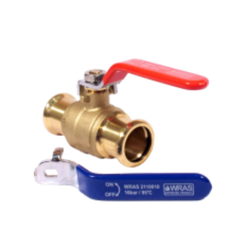 Red & Blue Lever Ball Valves