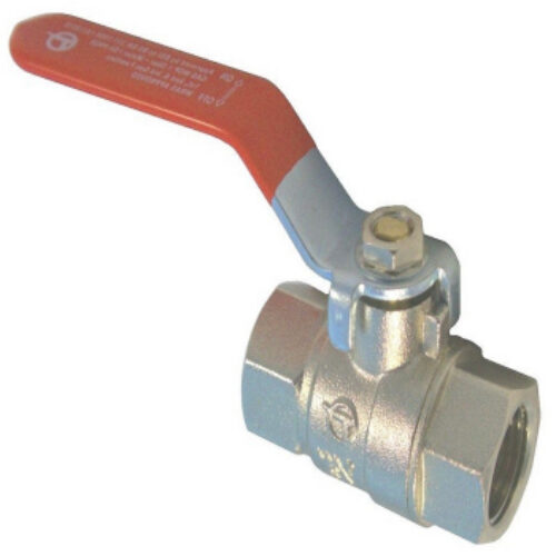 Red Lever Ball Valve F x F WRAS Approved
