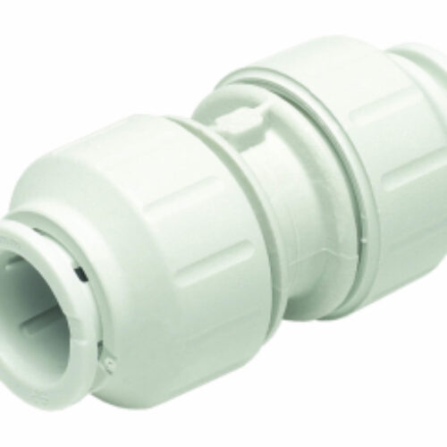 Straight Coupler White