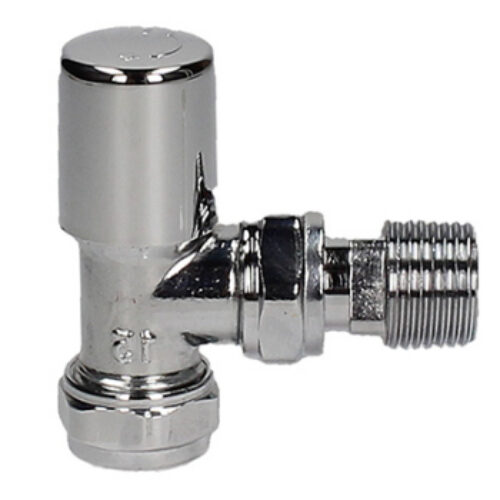 Evolve Chrome Angled Wheel Head Valve